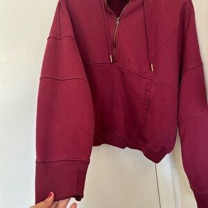 Avia Maroon Quarter-Zip Pullover